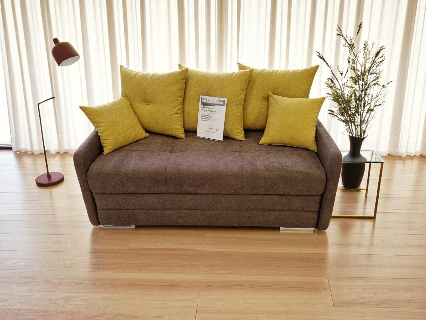 Canapea extensibilă Basic - 2 Locuri