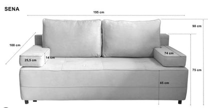 Canapea extensibila Sena